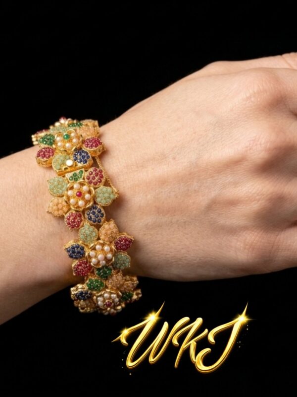 Multicolor Bangle Pair