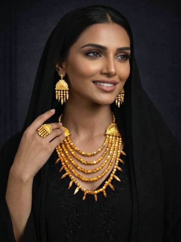 Premium Gold-Plated Multani Ball Mala